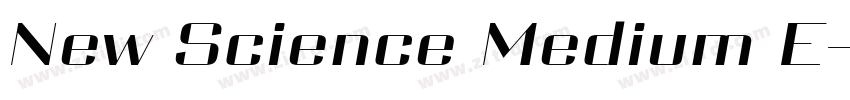 New Science Medium E字体转换 New Science Medium E字体转换